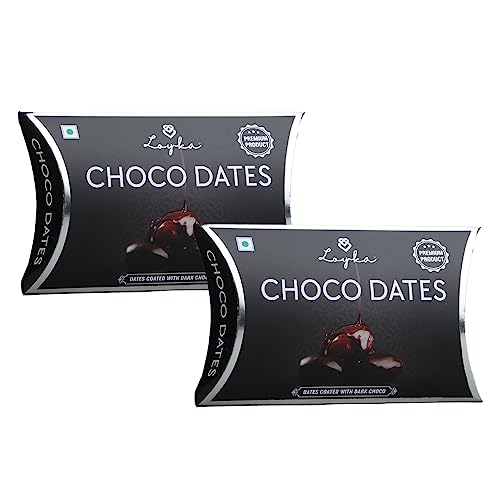 Image of LOYKA Choco Dates - 6 Pc|Seedless Dates Coated With Dark Choco|Uae Dates|Finger Food Dessert (42 Gm) - Fresh