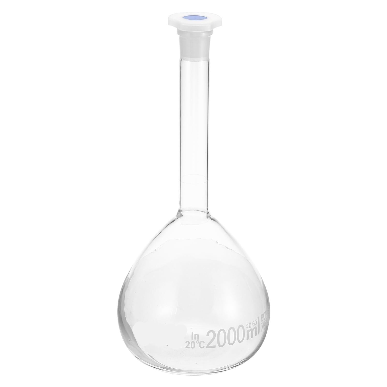 Matraz aforado 10ml - Vidrio de borosilicato, Tolerancia 0,02ml, para Experimentos de Laboratorio(A,2000ml)