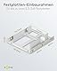 Goobay 65726 SSD Festplatte Halterung für 2,5 Festplatten in 3,5 Gehäuse - Stromkabel 5,25 Stecker zu SATA & SATA Stecker zu Buchse - PC Datenkabel 6 Gbits Set