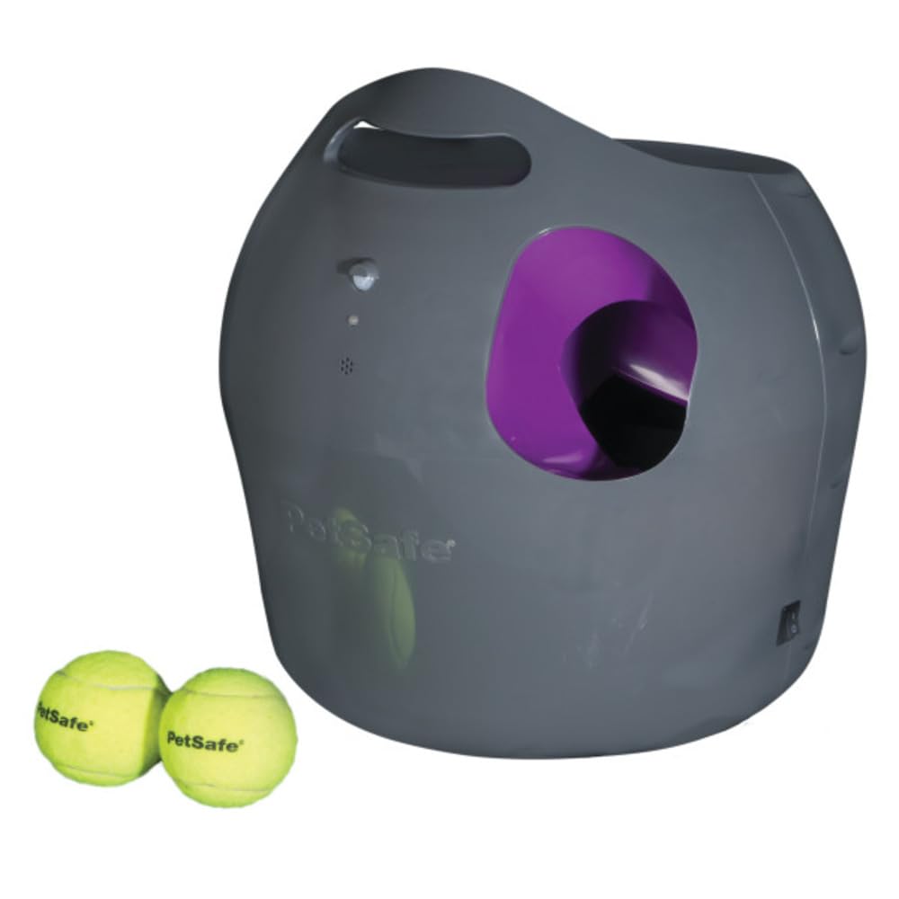 PetSafe Automatischer Ballwerfer | Interaktiv, Einstellbare Reichweite, Bewegungssensoren, Automatischer Schlafmodus, Indoor & Outdoor