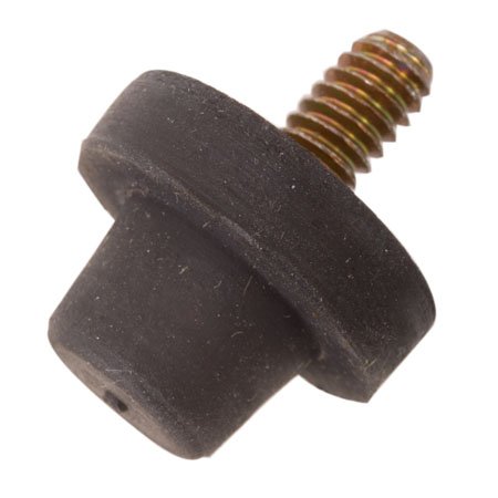 24 dia., M6x1.0 thds., 23 Lg., 20 Lbs Comp. Load, Inch Conical Single End Male Natural Rubber Vibration Mount (1 Each)