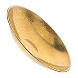 SOLUSTRE gehämmerte Schüssel Schüsseln für die Küche Salatschalen Obstschale Goldschalen dekorativ dekorative Schale Mischbogen mit gehämmerter Oberfläche Bronzeware Rostfreier Stahl Golden