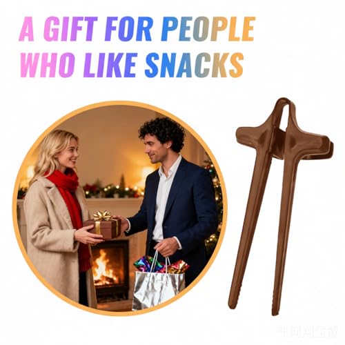 6 PCS Finger Chopsticks for Snacking -Snack Chopsticks, Gifts for Gamers & Stocking Stuffers for Teen Boys, Comfortable Grip for Clean Hands During Gaming & Daily Snacking — view 6