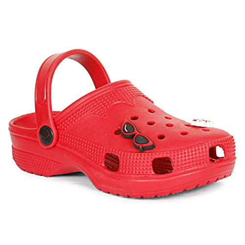Image of MOZAFIA CHIKU Super Lightweight Cushioned Footbed EVA Sole Pull ON Washable Clogs for Kids