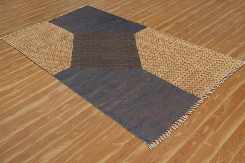 Tapis de couloir Kilim en coton lavable de 6,8 x 30,5 cm pour escalier - 6
