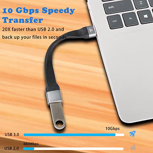 MEIRIYFA 10Gbps USB 3.0 Extension Cable Type A Male to Female Extension Cord SuperSpeed Data Transfer Compatible with USB Keyboard,Flash Drive,Hard Drive - Image 3
