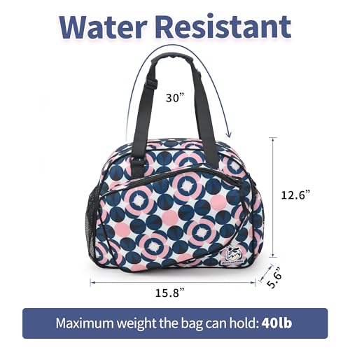 Image of Boulder Bee Pickleball Bags, Premium Pickleball Tote Bag for Girls, Women's Hand /Shoulder Gym Bag w Water Bottle Holder, with Pickleball Racquet /Paddle Holder