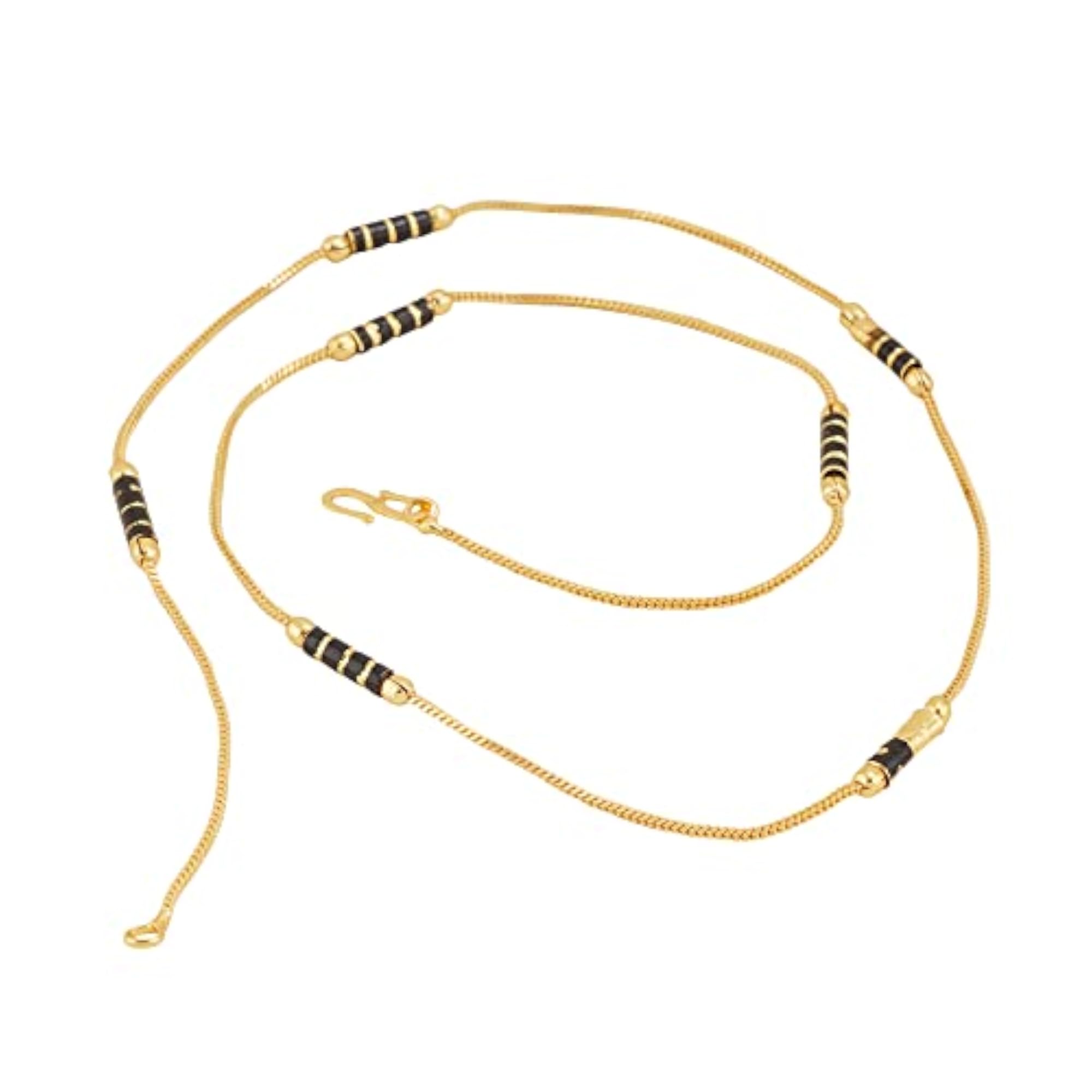 Women's Gold Plated Ethnic Traditional Long Necklace, Elegant Design