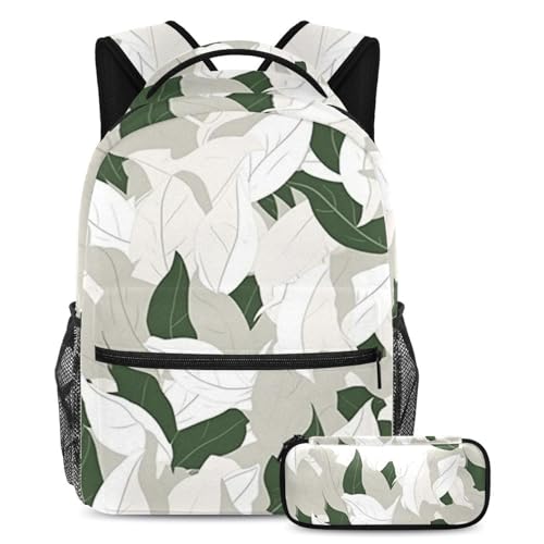 Sac à dos pour garçons filles adolescents avec trousse à crayons imprimée