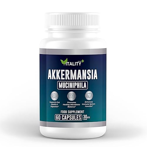 Akkermansia Probiotic & Prebiotic 30 Billion AFU with Inulin – Ultimate Gut Health, Immune Support & Weight Management – 1 Months Supply