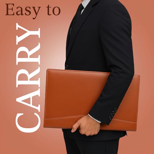 Zestale Leatherette Document Folder Foolscap Size 4 Ring - Image 5