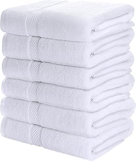 Utopia Towels - Zestaw 6 ręczników kąpielowych - ręcznik kąpielowy, 60 x 120 cm (biały)