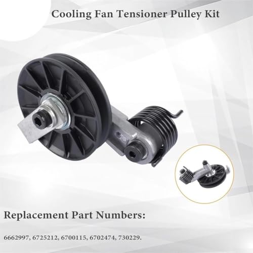 Tensor correa ventilador Bobcat 763 773 653 solucion calentamiento 3