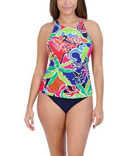 Nautica tankini dos nu pour femme avec bretelles amovibles