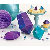 Amscan Sparkling Sapphire 3D Table Decorating Kit 3 Pieces