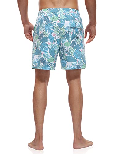 unitop Men's Board Shorts Quick Dry Washed Vintage Bathing Trunks3