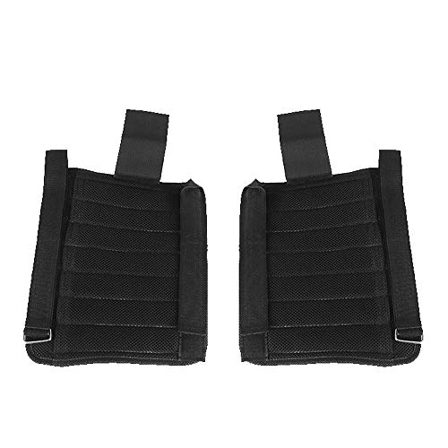 Peso do tornozelo, Andoer 2 pacotes de carga máxima 16 kg ajustável no tornozelo exercício ponderado