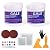 Drywall Repair Kit with Gloves - 2 Pack Spackle Wall Repair and Wall Patch Repair Kit & High Strength Small/Large Wall Hole Repair, Dry Wall Patch Kits with Plaster, Scrapers, Sandpaper, and Patches