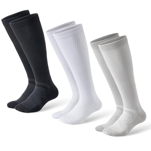 Image of Compression Socks for Women and Men,15-20 mmHg Support(3 Pairs)