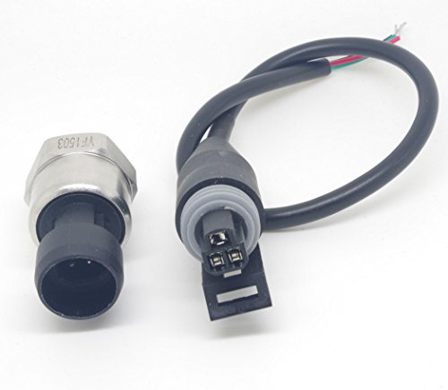 Pressure Transducer Transmitter Input 5VDC Output 0.5-4.5V Gas Air Oil Fuel 1/8