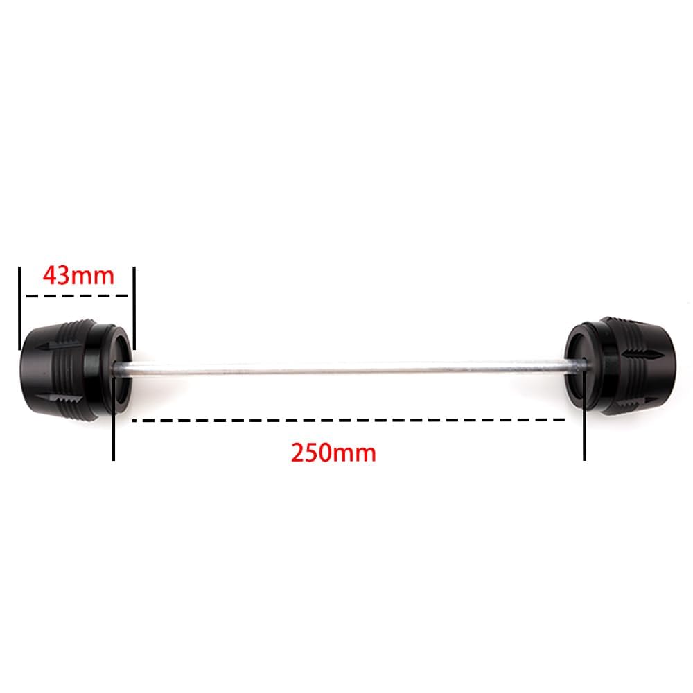 MOWOK Tamponi Forcella Asse Anteriore Moto Accessori per Ninja 650 ninja 1000sx ZX6R Versys650 Z900 RS Z 900 Z650 2017-2023 2024 Z900 2025 Protezione Anticollisione (Rosso)