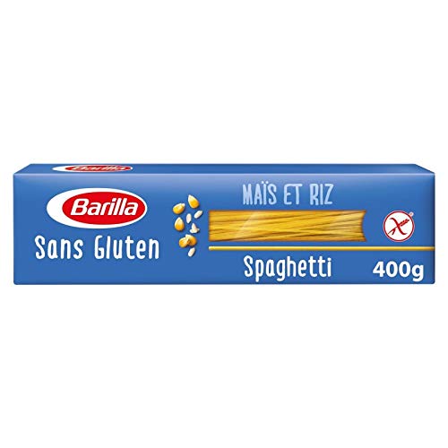 Barilla - Juego de 3 espaguetis sin gluten (400 g)