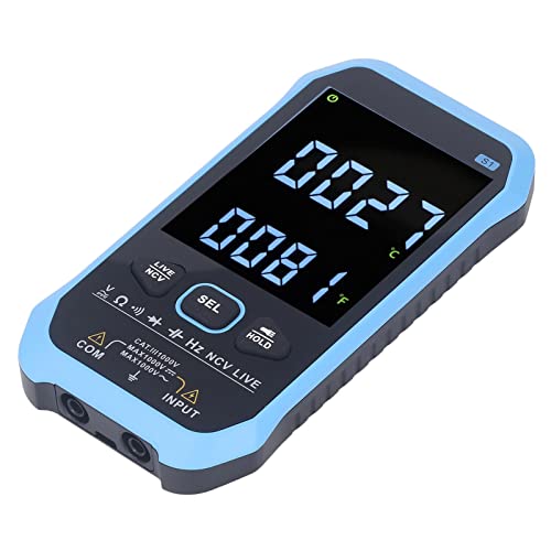 Digital Multimeter, High Accuracy Continuous Buzzer AC DC Voltage Meter for Electrical Detection