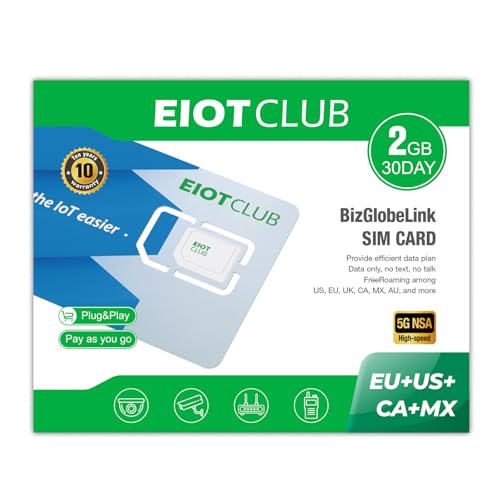 International Data SIM Card for Travel - Europe & USA &...