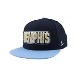 Memphis Grizzlies NBA Officially Licensed Adjustable Snapback Hat Flat Bill Z11 Retro Chenille