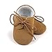 Zapatos sneakers para bebés, de cuero sintético marrón marrón Talla:6-12 meses