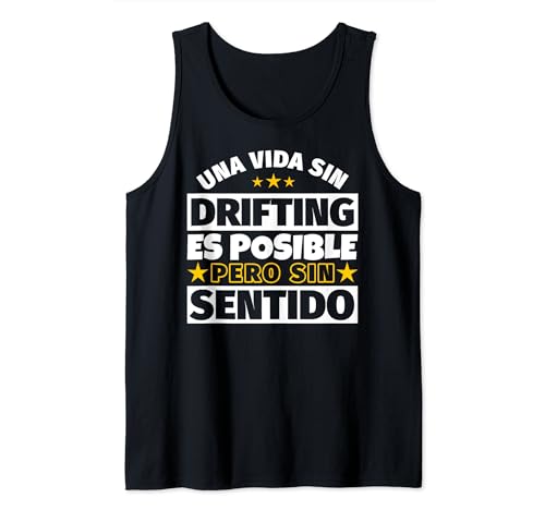 Drifting regalo gracioso Camiseta sin Mangas