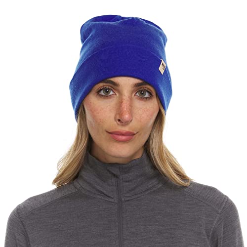 Image of 100% Merino Wool Cuff Beanie - Warm Winter Hat - Novelty Beanie - Toque