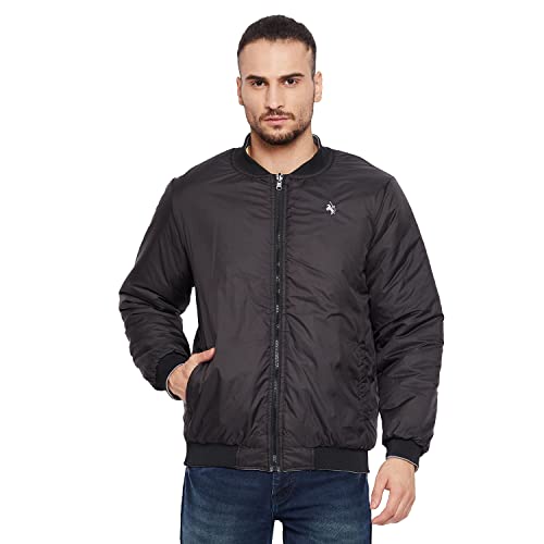 Image of Cantabil Grey Winter Wear Reversible Jacket Full Sleeve for Men l Jacket for Men l Winter Wear Jacket for Men (MJKT00054-GREY)