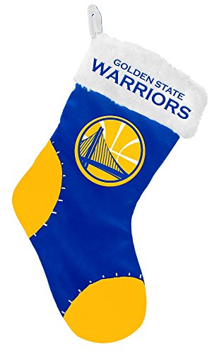 FOCO NBA Golden State Warriors Team Logo Plush Holiday StockingTeam Logo Plush Holiday Stocking, Team Color, One Size