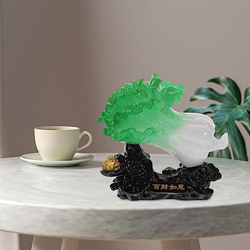 Figura decorativa de repollo de resina Holibanna 7.86x7.66x4.52 in miniatura 3