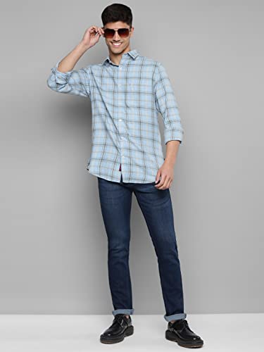 Image of Allen Cooper Slimmy Comfortable Mid Rise Denim Jeans for Men