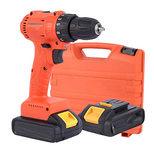 48V Multifunktion Akku-Bohrschrauber,Schlagschrauber Home Edition Mit 1 Lithium-Batterien, verschleißfreier Motor ohne Kohlebürste inklusiv1
