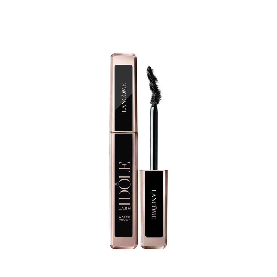 Lancme Lash Idle Lash-Lifting & Volumising Waterproof Mascara, Black Mascara for Instant Volume, Length & Lift, Smudge Proof & Up To 24H Wear, Black
