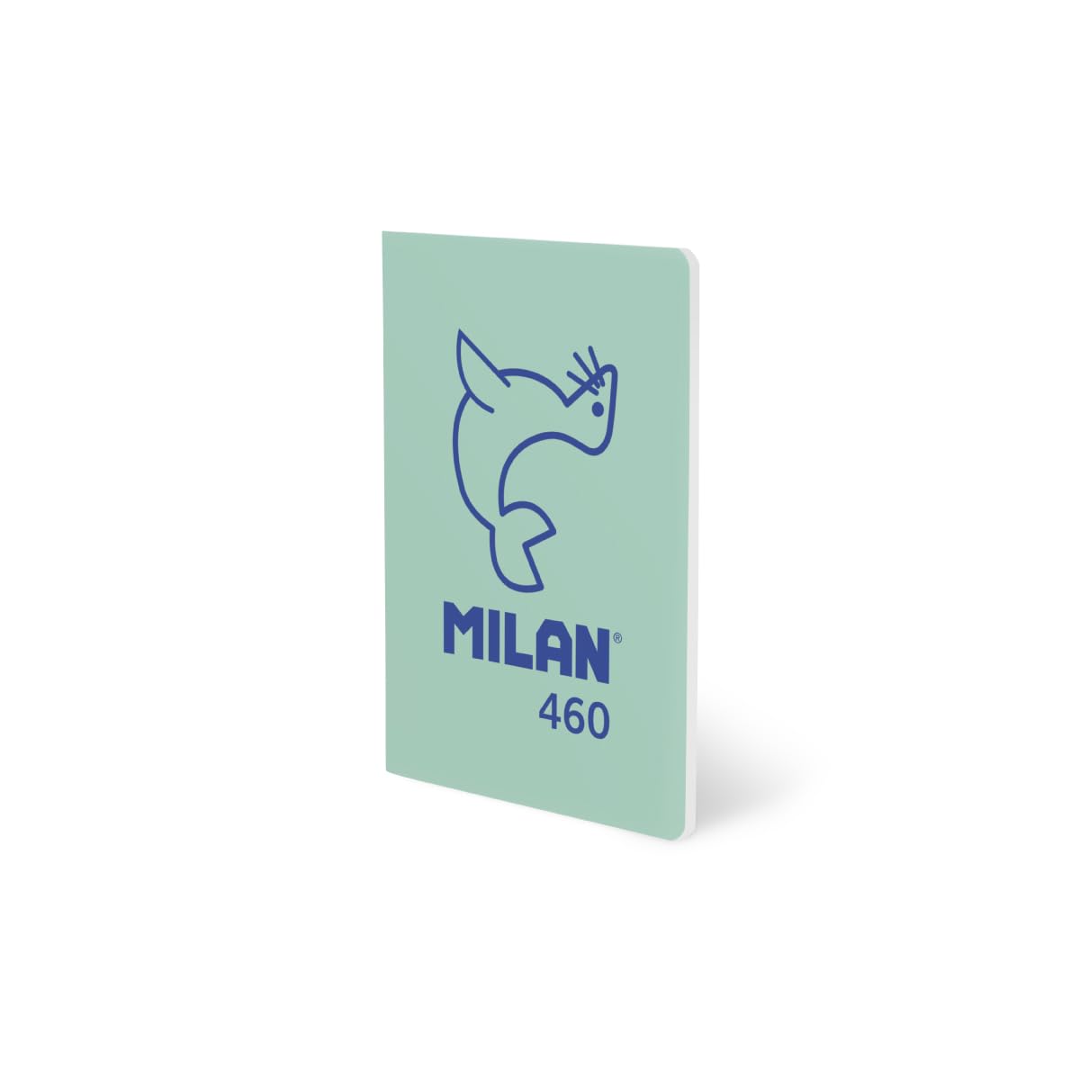 MILAN® A5 Stapled Notebook, Lined Paper, 24 Sheets of 95 g/m², 460since 1918 Collection, Green      Perfect Paperback