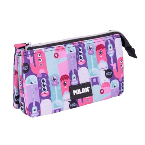MILAN® Estuche portatodo 5 compartimentos serie especial Aliens 2
