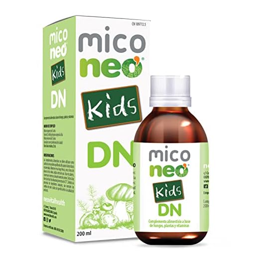 MICO NEO | Jarabe Infantil DN Kids | Favorece el Buen Rendimiento Cognitivo en Niños | Mejora la Concentración | A Base de Hongos, Plantas y Vitaminas Naturales