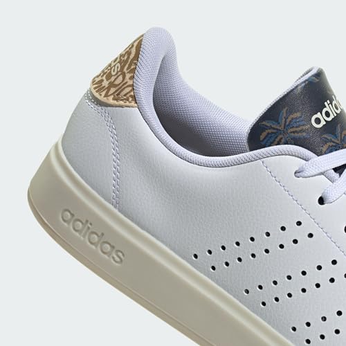 Image of adidas Womens Advantage Lace Up Sneakers Shoes Casual - White