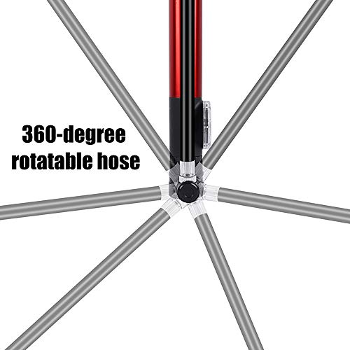 Bomba de bicicleta, Romacci Bomba de bicicleta portátil de liga de alumínio Tubo de pneu Mini bomba