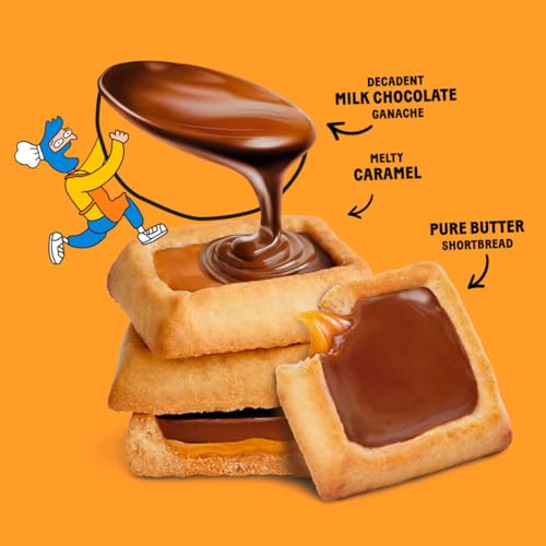 Image of Michel & Augustin Milk Chocolate Caramel Shortbread Cookies, 15ct Bag