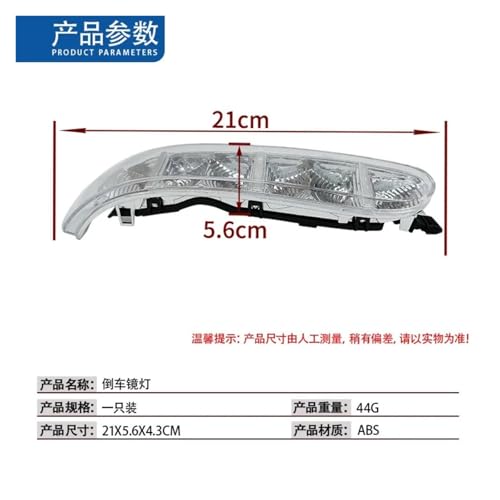Intermitente retrovisor Mercedes W220 con iluminación de señalización lateral homologada OEM 4