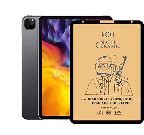 Casodon Armour 9H High Definition Edge To Edge Matte Finish Screen Guard for iPad Air 4 10.9 inch (Black, Full Glue) (B091FP1K8H) Amazon Price History, Amazon Price Tracker