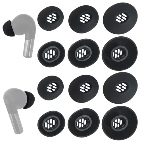 TENNMAK �����p�C���z���`�b�v 12�� OnePlus Buds 4 / Buds 3 / Buds Pro 3 / Buds Pro 2 / Nord Buds 3 / Nord Buds 3 Pro �C���z�� �C���[�`�b�v �A�N�Z�T���[ 6�y�A 