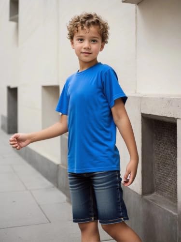 Image of Family Feeling Boys Short Sleeve Crewneck Kids T-Shirts Top Girls Tee