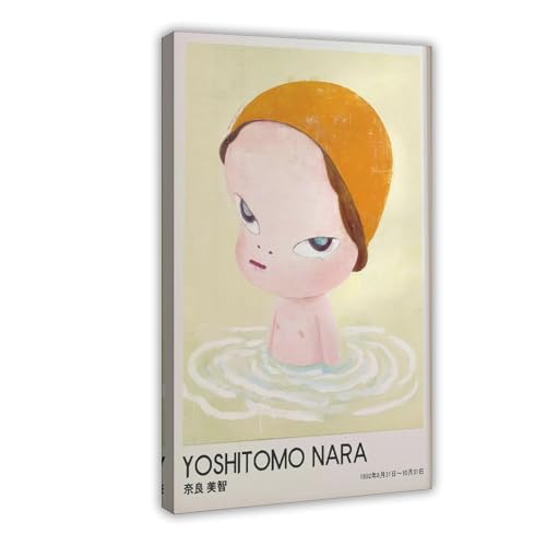 OIQUTGNG Póster de niño con gorra naranja para pared, 20 x 30 cm