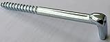 hakenschraube m8x60 Hersteller: HSI 4 Stück HSI Schraubhaken gerade mit Kreuzschlitz 80 x 5,8 mm verzinkt